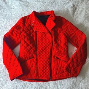 Marks & Spencer Red Quilted Bomber Jacket